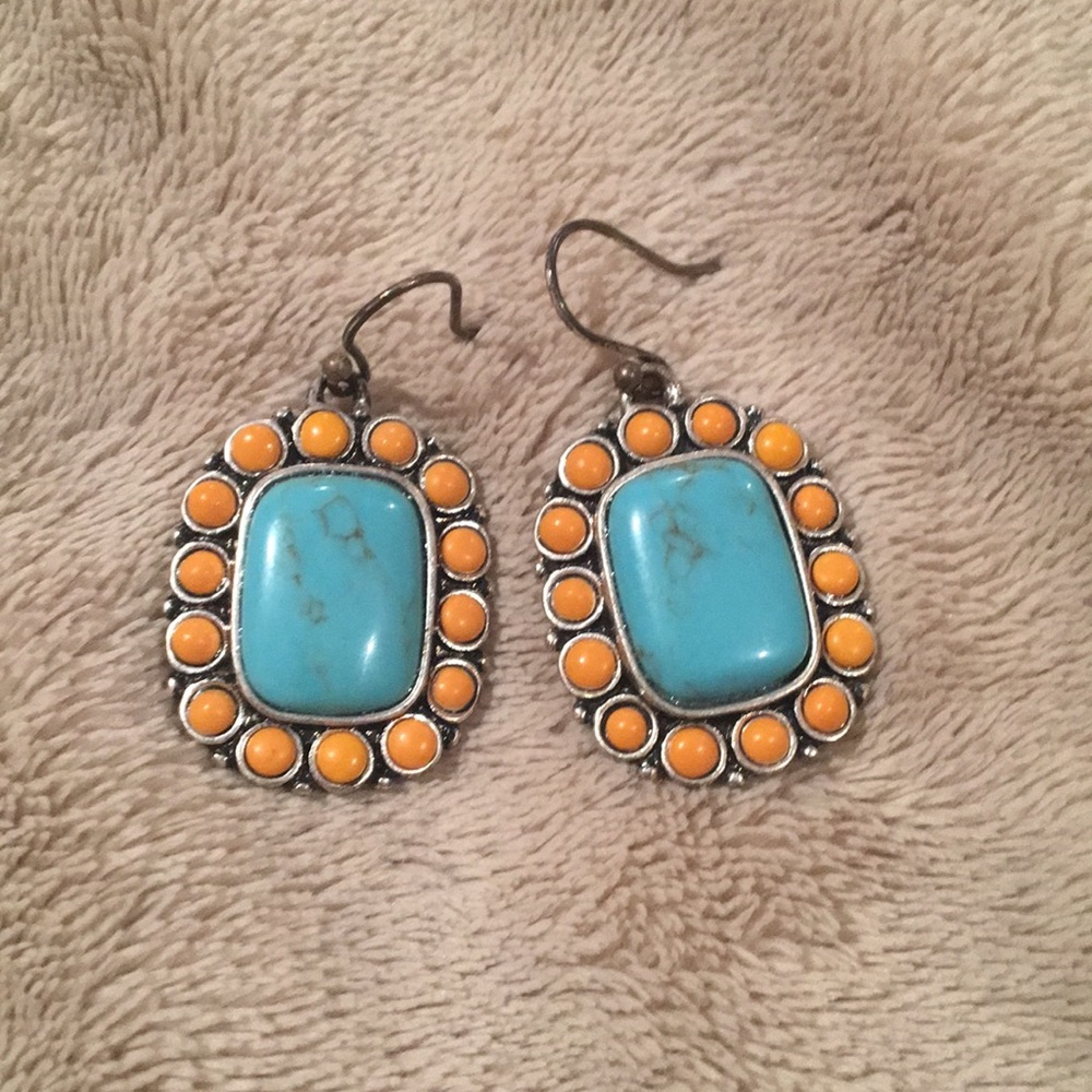 Lucky brand turquoise earrings